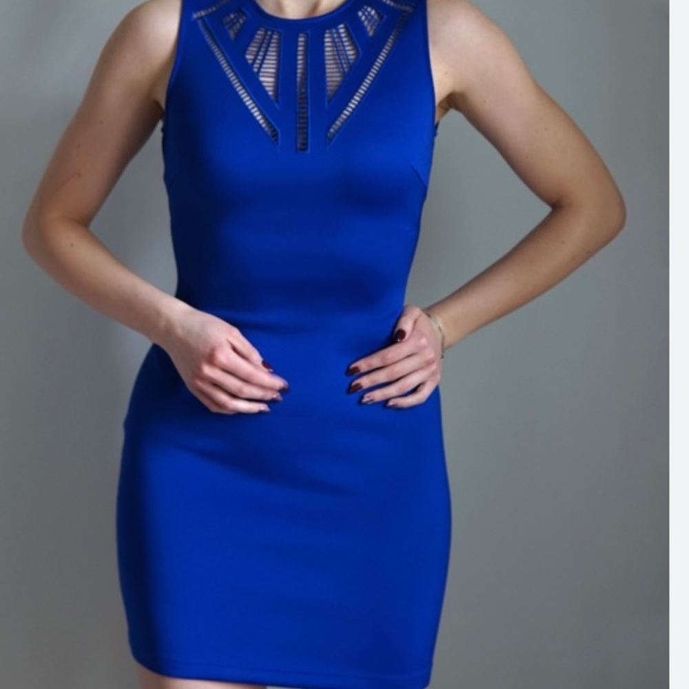 Guess royal blue dress